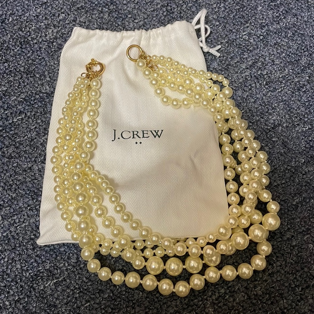 Pearl necklace from JCrew